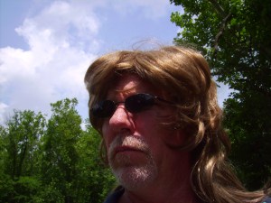 The Jagged Man and his rug in a reflective mood.