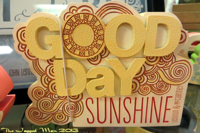 Once we got home I made homemade pizza. It was a Good Day Sunshine indeed!