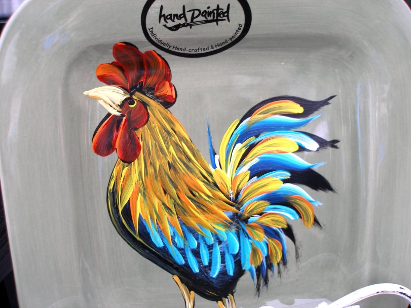Nice shot of a Rooster by Chicken Coop Art.